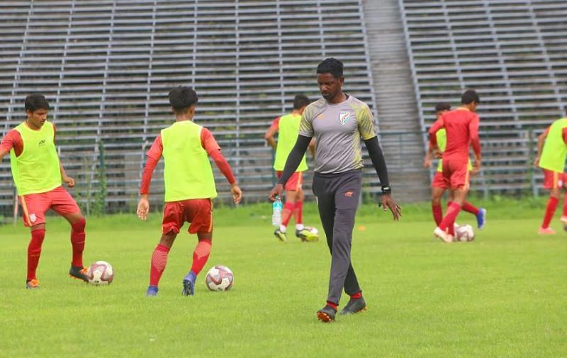 Bibiano Fernandes in training