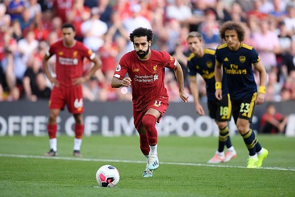 Salah scored a brace