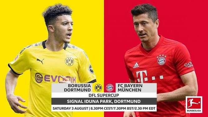 German Supercup 2019: Borussia Dortmund vs Bayern Munich - Combined XI