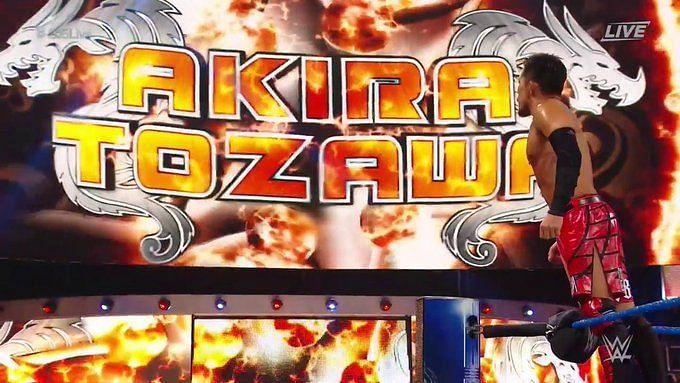 Akira Tozawa kicked off this week&#039;s edition of 205 Live