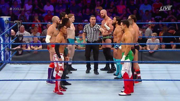 Ten of the best Cruiserweights in the WWE battled in the Captain&#039;s Challenge