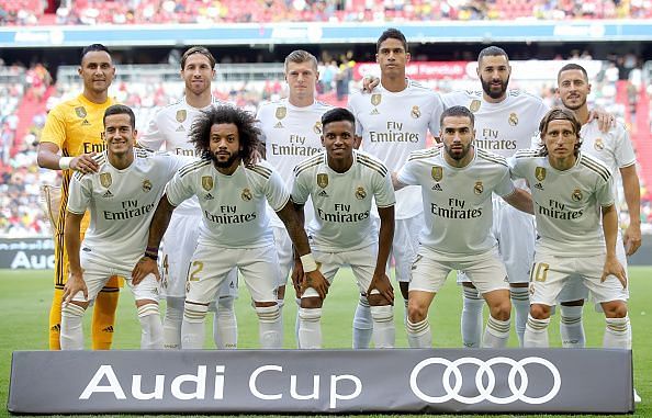 What is Real Madrid's optimal starting XI for 2019-2020?