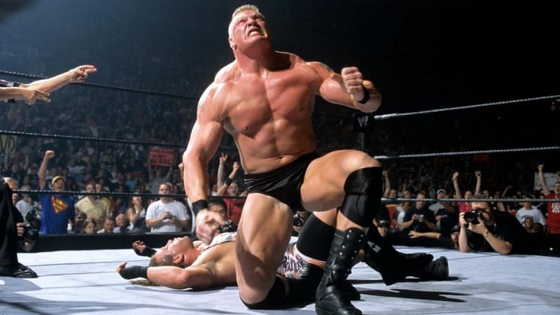 Lesnar&#039;s raw strength proved too much for Rob Van Dam