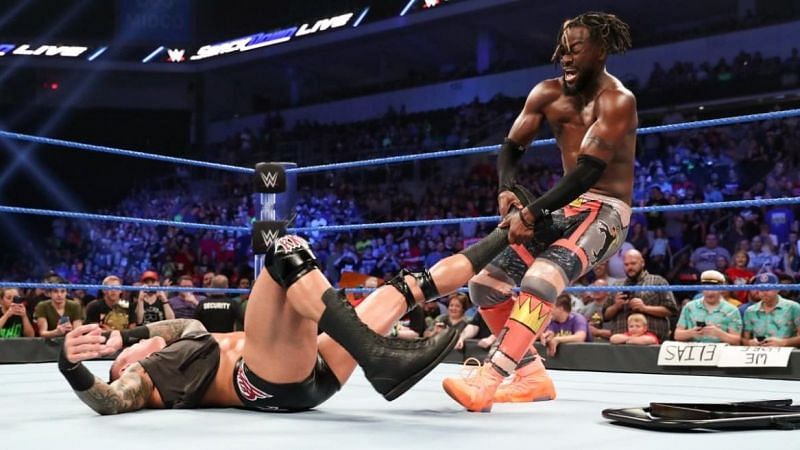 Kofi Kingston isn&#039;t as experienced with using a steel chair as Randy Orton