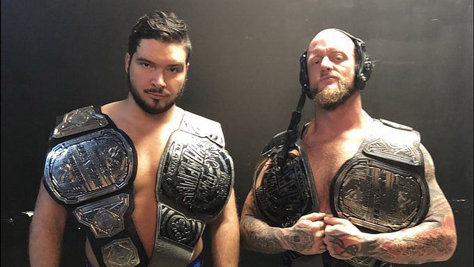 The North proudly carry the Impact Tag Titles wherever they go