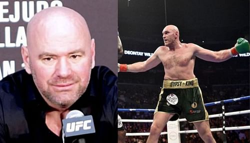 Dana White and Tyson Fury