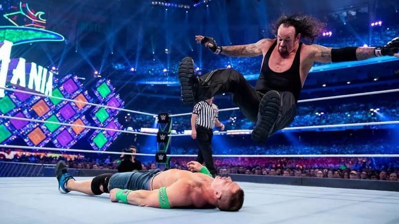 The Deadman defeated John Cena at WrestleMania 34.