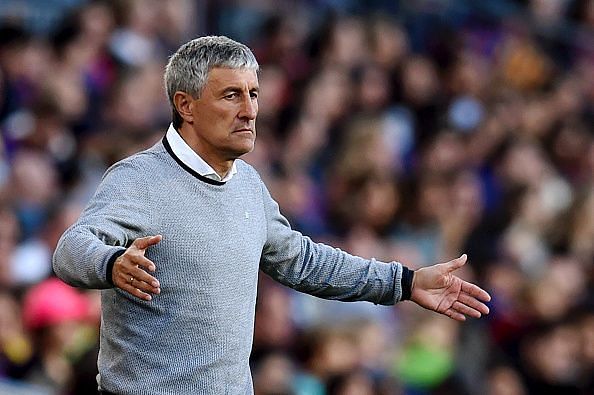 Quique Setien was tipped as a potential replacement for Valverde