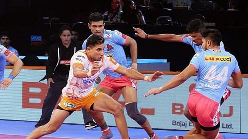 Nitin Tomar will lead Puneri Paltan's offense against Jaipur Pink Panthers in the single header of Ahmedabad leg.