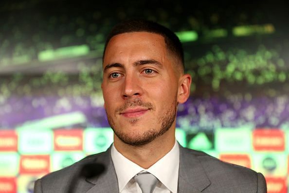 Real Madrid Unveil New Signing Eden Hazard