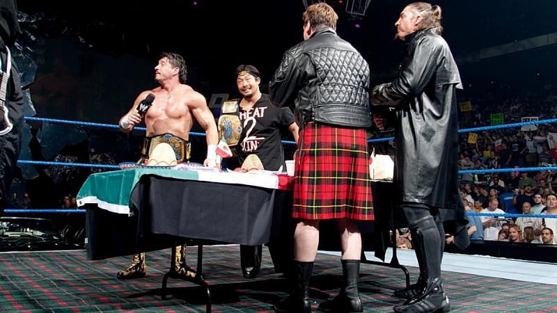 Eddie Guerrero and Tajiri face off with Roddy Piper and Sean O&#039;Haire