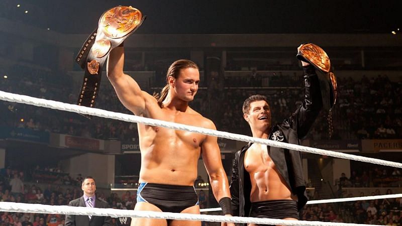 Drew McIntyre and Cody Rhodes are former tag-team champions