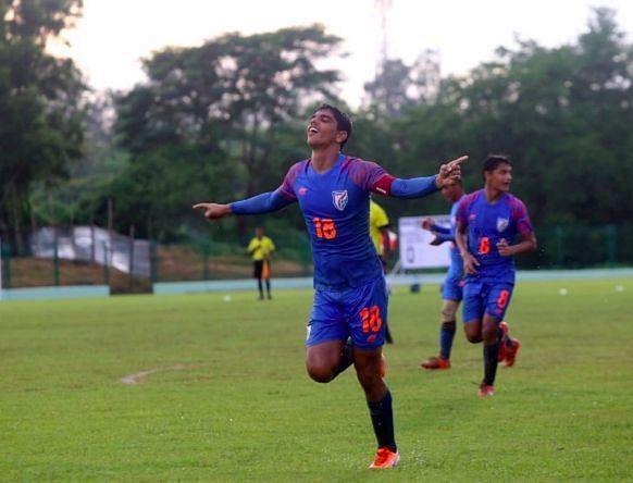 India&#039;s U-15s in action