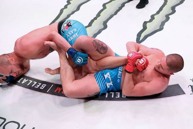 MMA News: Bellator 225 star's record breaking submission win came with move he practiced for 1 year