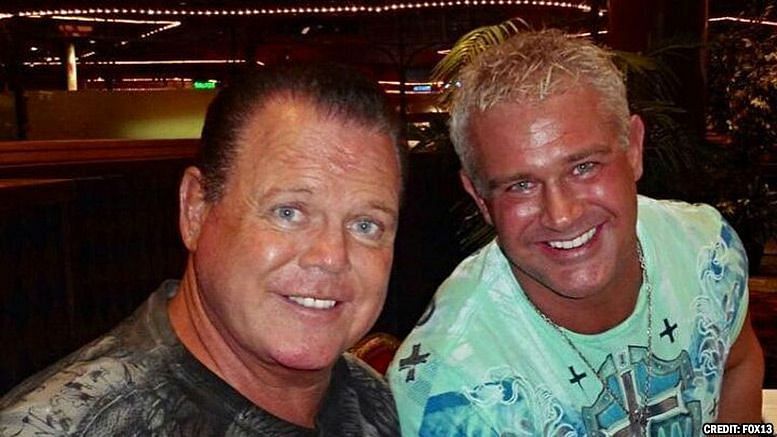 Jerry Lawler and his son Brian before the later&#039;s death
