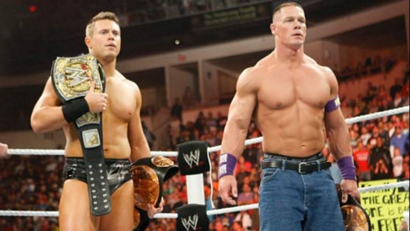 The Miz and John Cena held the tag titles for less than one episode of RAW.