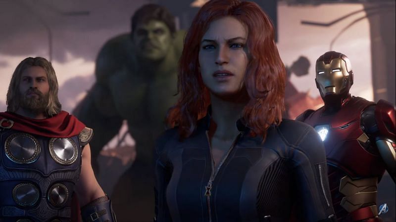Screenshot from new gameplay footage of Square Enix&#039;s The Avengers