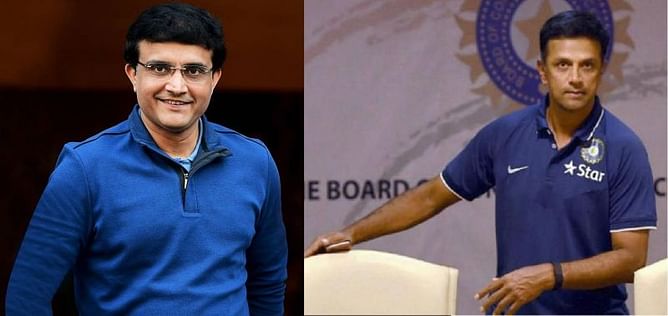 राहुल द्रविड़ को नोटिस भेजने के बाद बीसीसीआई पर भड़के सौरव गांगुली