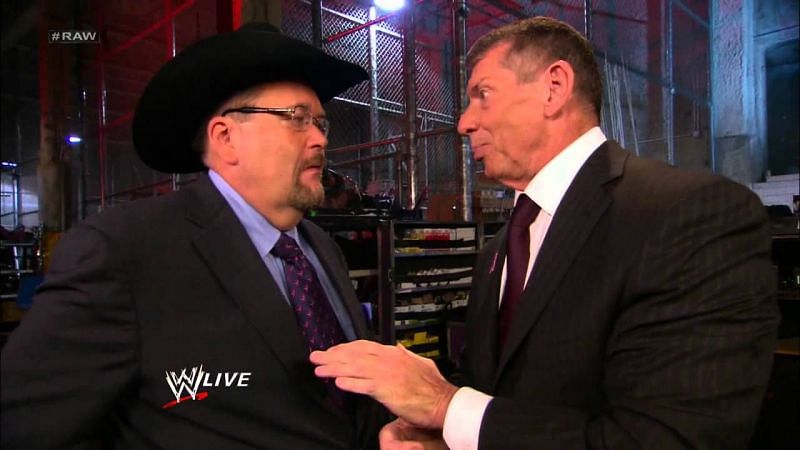 Jim Ross and Vince McMahon on Raw