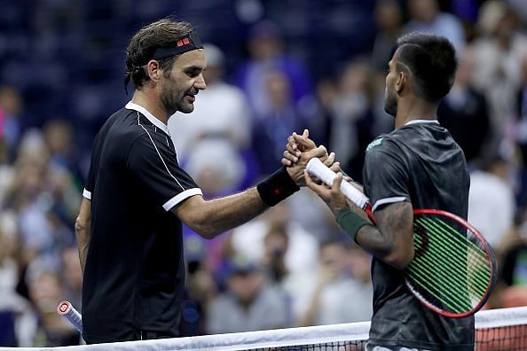 Federer beat Nagal in the first round of the 2019 US Open