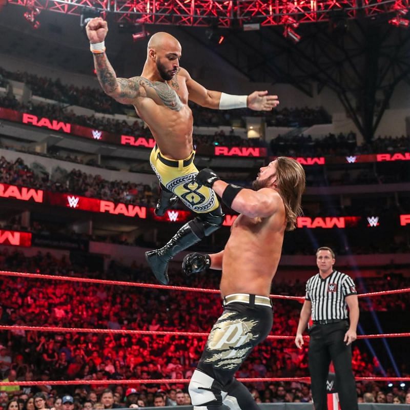 Two men who won&#039;t be on NXT: Ricochet and AJ Styles, who appear on the Raw brand.