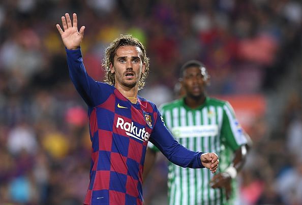 Griezmann enjoyed a much better showing in the final third against Betis on this occasion