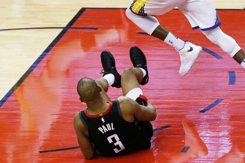 Chris Paul suffered a hamstring injury in Game 5 of the West Finals against GSW