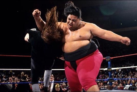 Yocozuna defended the title against The Undertaker at Royal Rumble 1994
