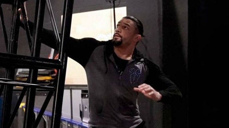 Reigns was crushed under some scaffolding on last week&#039;s SmackDown Live.