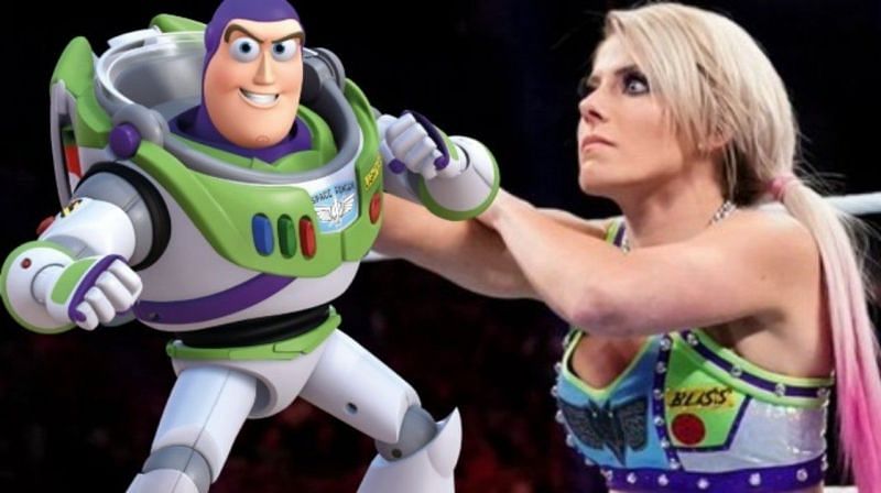 Alexa Bliss showed her love for Disney on the SummerSlam kick-off show, when she wore a Buzz Lightyear themed attire in her Women&#039;s Tag Team Title Match.