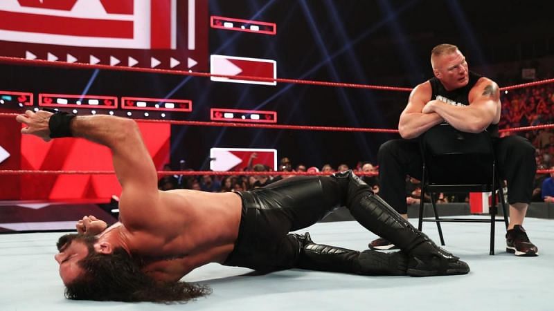 Rollins was ambushed on Raw