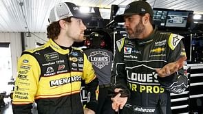 Jimmie Johnson still wants apology from Ryan Blaney, who says 'I have nothing to apologize about'