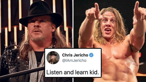 Matt Riddle and Chris Jericho have engaged in a war of words.