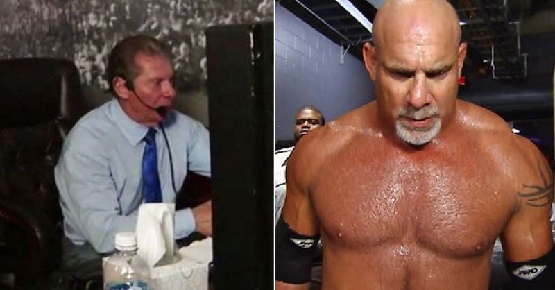 Why did Vince McMahon choose Dolph Ziggler to face Goldberg?