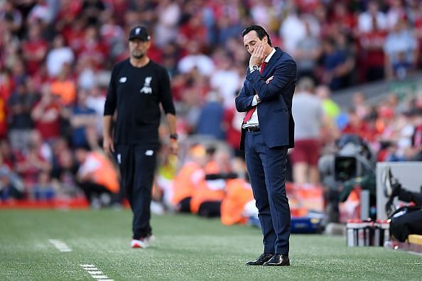 Emery endured a frustrating evening&#039;s watch, having played into Liverpool&#039;s strengths with his decisions