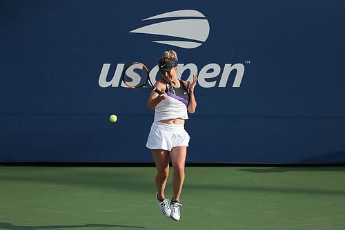 Elina Svitolina in action.