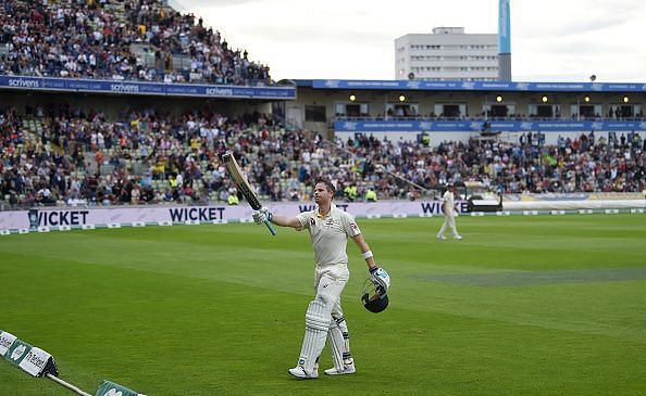 Steve Smith walks off the field after having saved his country from a total collapse.