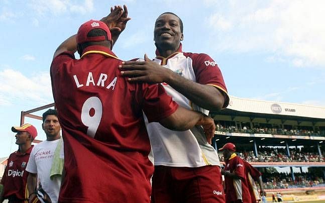 brian lara jersey number