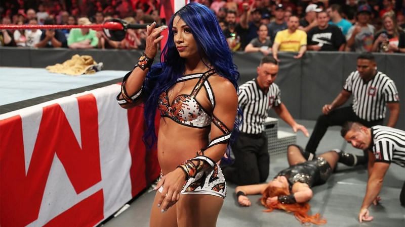 Sasha destroyed Lynch on Raw after SummerSlam