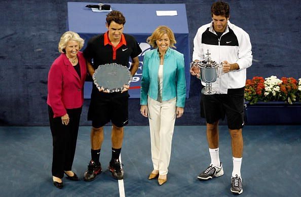 Del Potro beats Federer in the 2009 US Open final