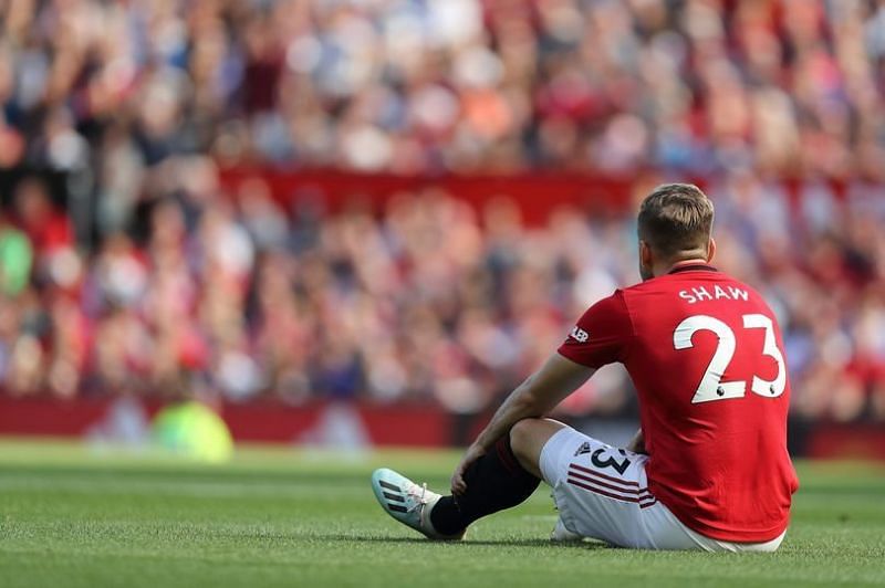 Luke Shaw picked up a hamstring injury against Crystal Palace.