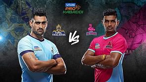 Pro Kabaddi Live Score: Tamil Thalaivas v Jaipur Pink Panthers | Jaipur take a 13-11 lead over the Thalaivas | Live Commentary and Match Updates | 21st August 2019