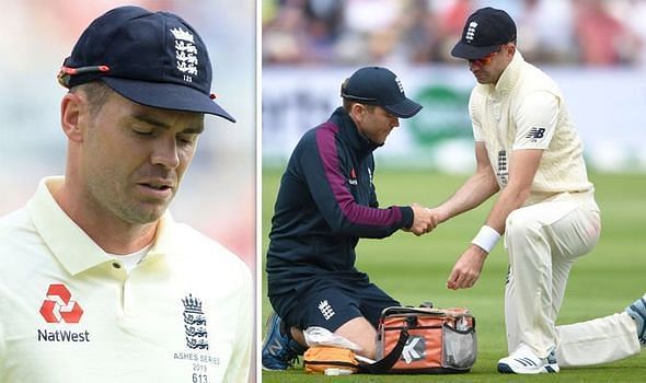 James Anderson&#039;s participation in the first Ashes Test was restricted to a mere 4 overs