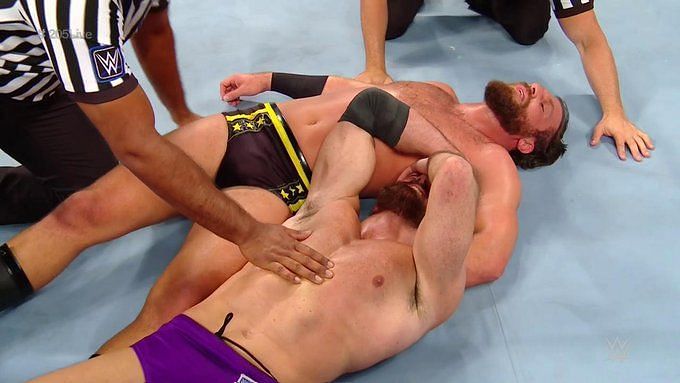 Drew Gulak and Oney Lorcan left each other battered and broken on the mat