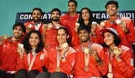The Indian Badminton Contingent