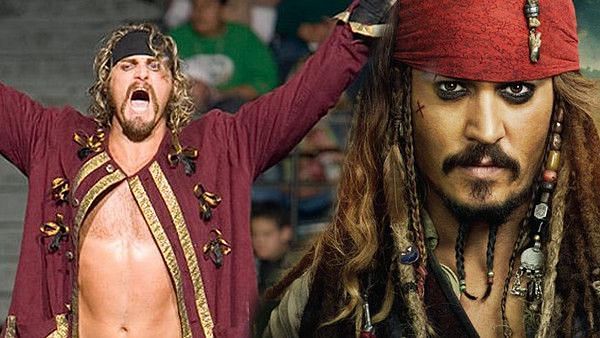 Burchill&#039;s character was a not so subtle imitation of Johnny Depp&#039;s Captain Jack Sparrow.