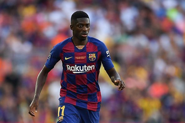 Dembele was Barcelona&#039;s biggest threat on the night
