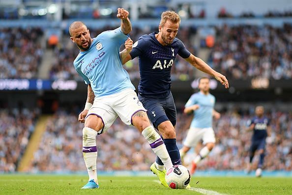Kane failed to get anything going against Manchester City
