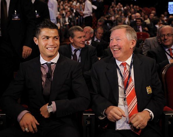 Cristiano Ronaldo and Sir Alex Ferguson