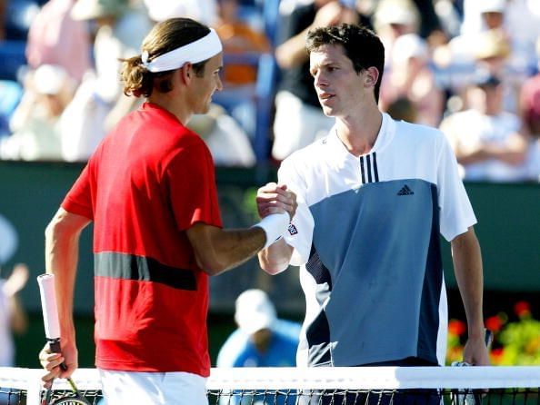 Federer beats Henman at 2004 Indian Wells